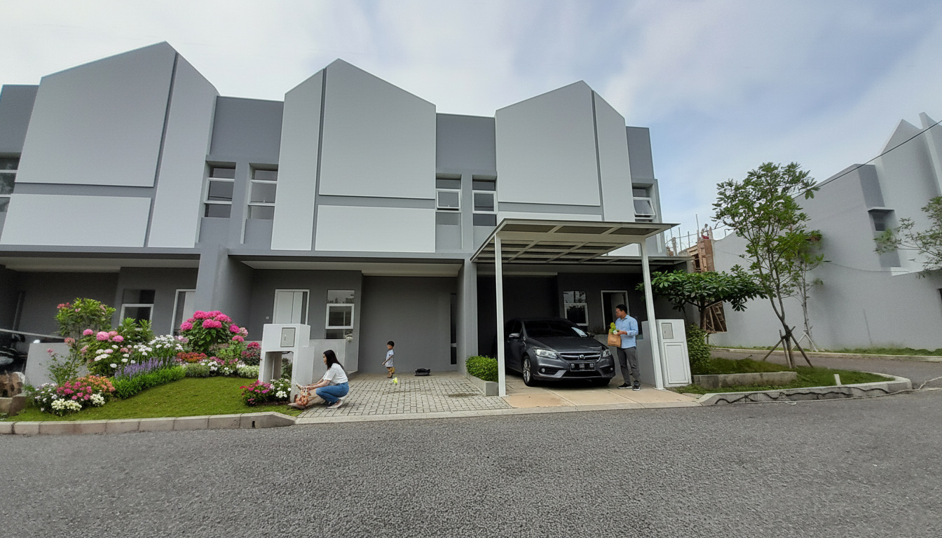 rumah tanpa pagar